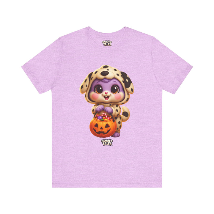 Noah’s Tales™ Halloween Lilac Men's Bella T-Shirt
