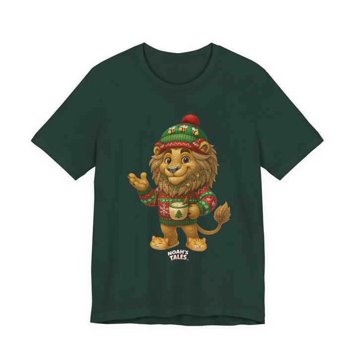 Noah’s Tales™ Christmas Leo Women's Bella T-Shirt