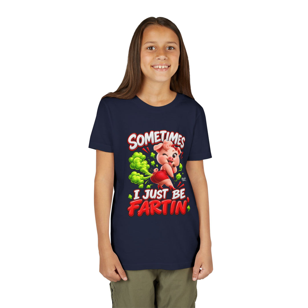 Noah’s Tales™ Sometimes I Just Be Fartin’ | Pip Girlfriend Girl's Bella T-Shirt