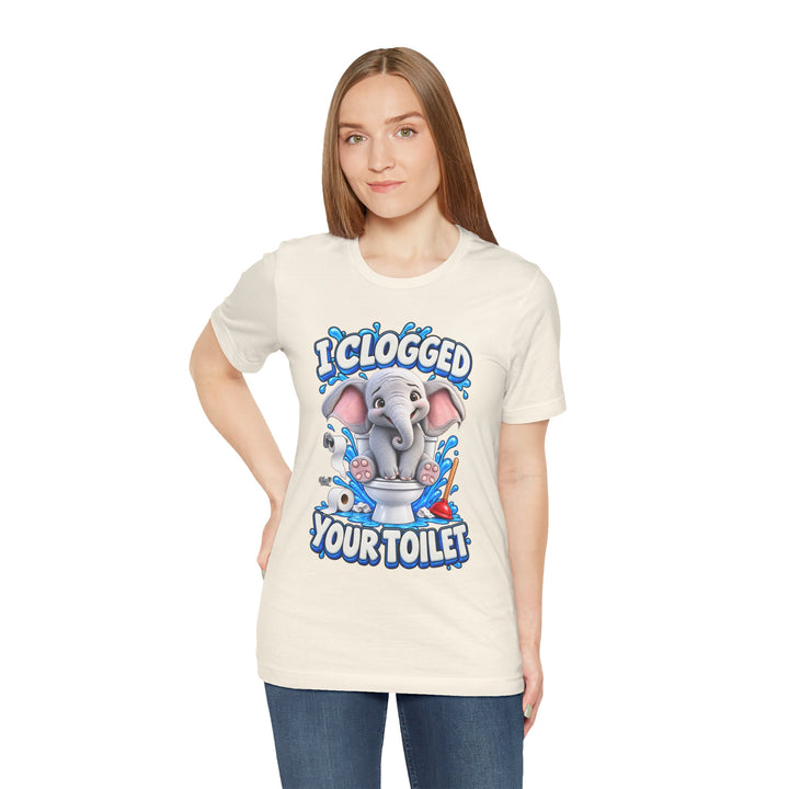 Noah’s Tales™ I Clogged Your Toilet | Ellie Belle Women's Bella T-Shirt