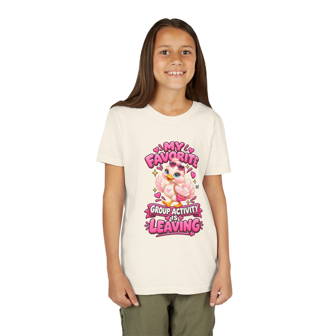 Noah’s Tales™ My Favorite Group Activity Is Leaving | Luna Girl's Bella T-Shirt