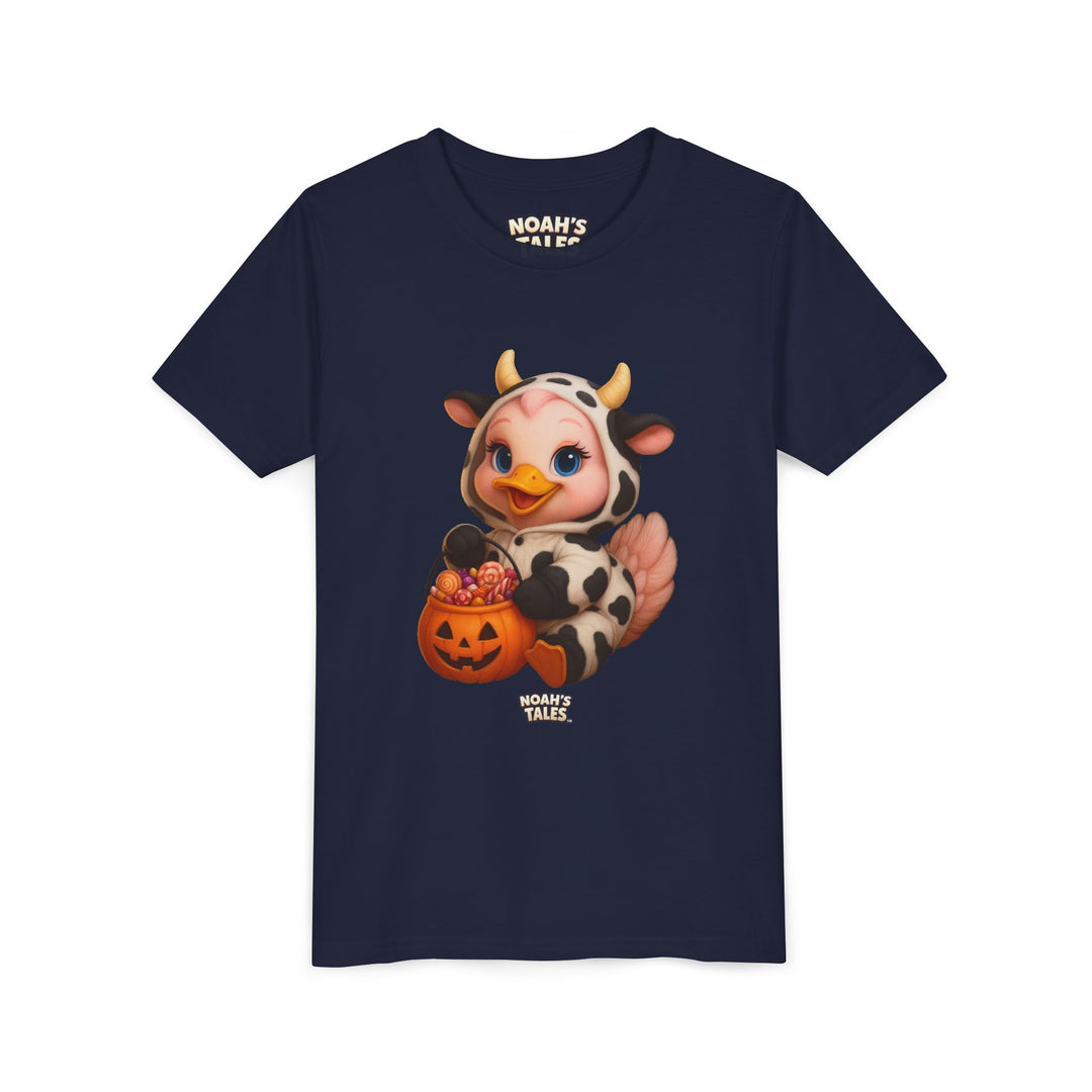 Noah’s Tales™ Cow Halloween Costume Luna Girl's Bella T-Shirt
