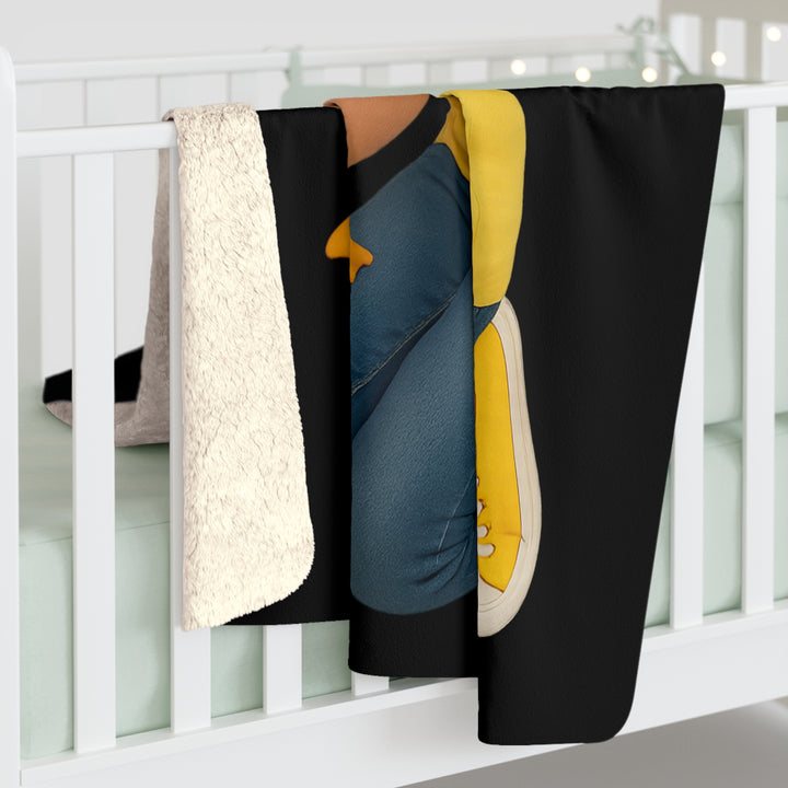 Noah’s Tales™ Personalized Cozy Sherpa Fleece Blanket