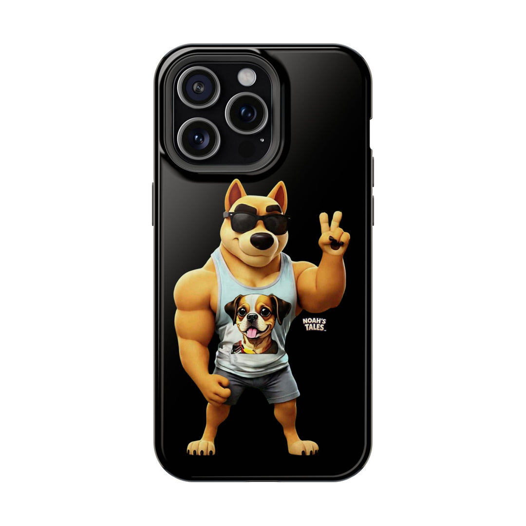 Noah’s Tales™ Ranger Magnet Phone Case Pet Lover Phone Cover Funny Phone Case Unique Gift for Dog Owners Quirky Dog Design