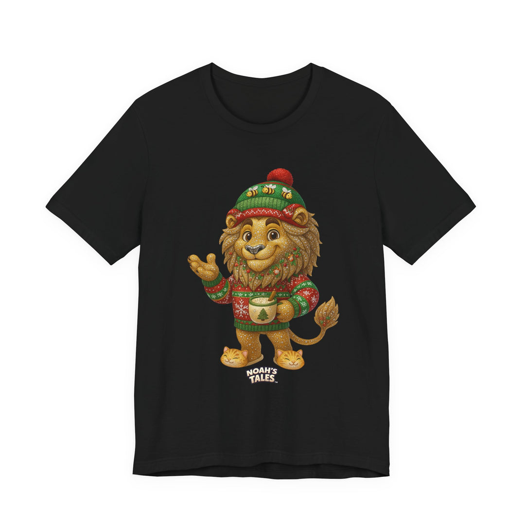 Noah’s Tales™ Christmas Leo Women's Bella T-Shirt