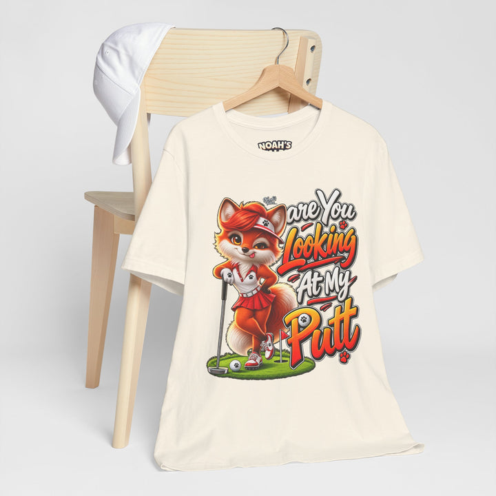 Noah’s Tales™ Are You Looking At My Putt | Ember Women's Bella T-Shirt