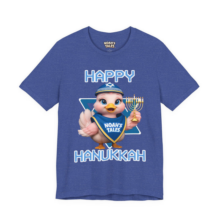 Noah’s Tales™ Happy Hanukkah Luna Women's Bella T-Shirt