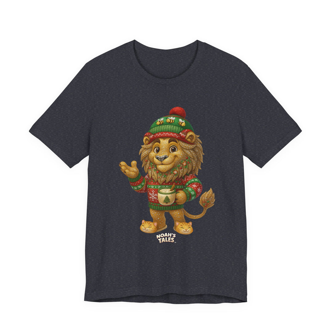 Noah’s Tales™ Christmas Leo Women's Bella T-Shirt