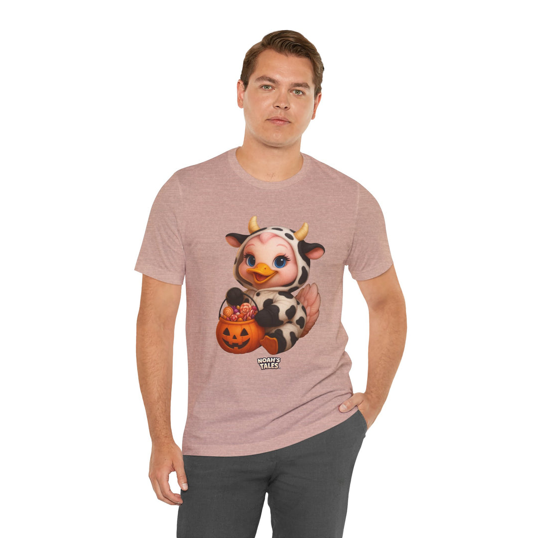 Noah’s Tales™ Cow Halloween Costume Luna Men's Bella T-Shirt