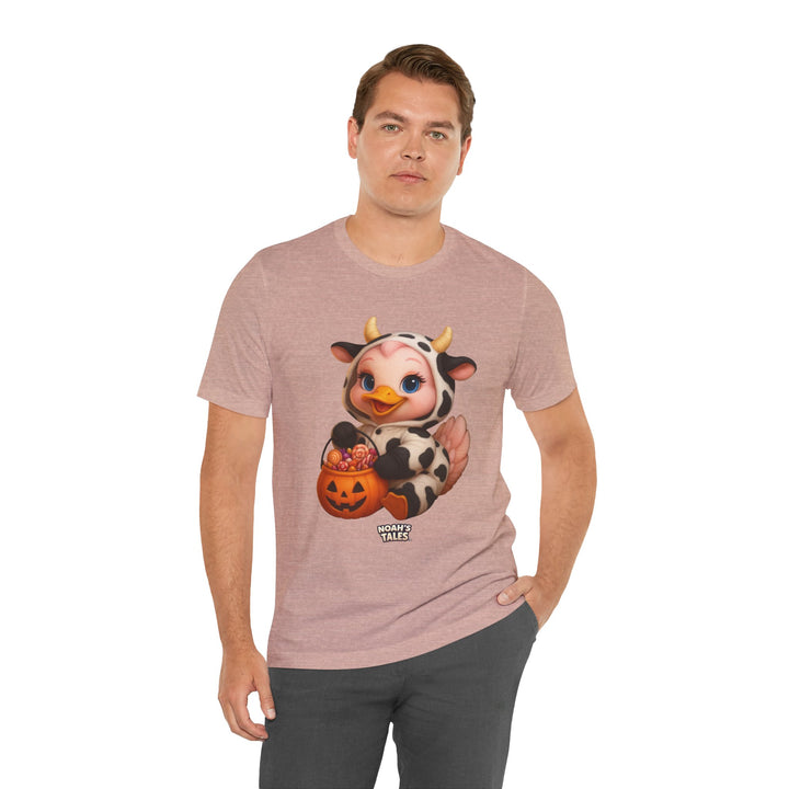 Noah’s Tales™ Cow Halloween Costume Luna Men's Bella T-Shirt