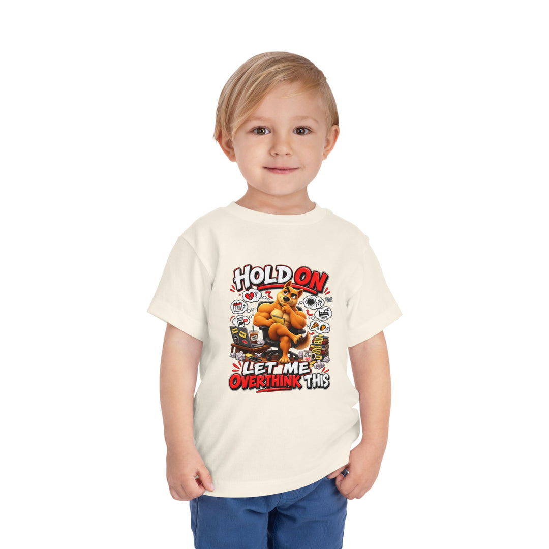 Noah’s Tales™ Hold On Let Me Overthink This | Ember Boy's T-Shirt