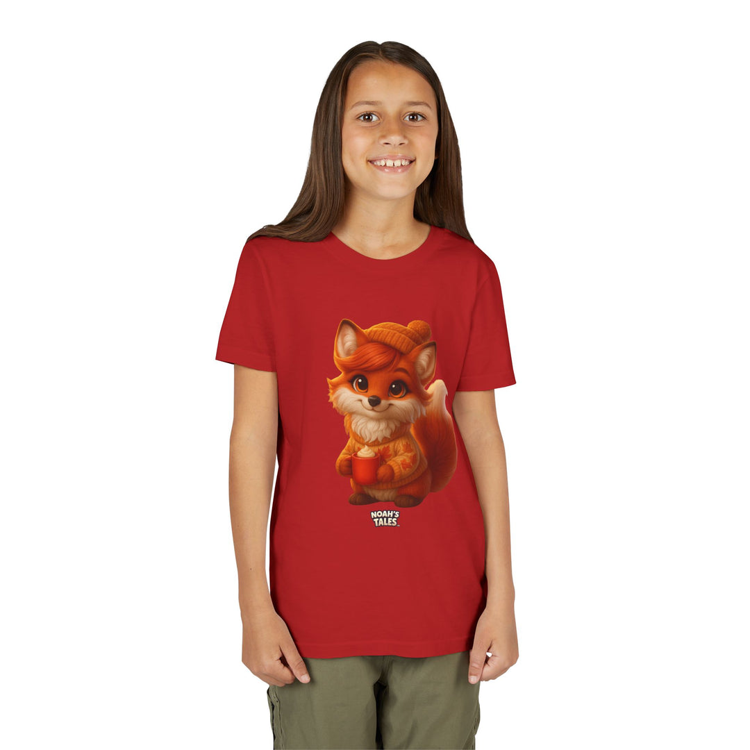 Noah’s Tales™ Thanksgiving Ember Girl's Bella T-Shirt