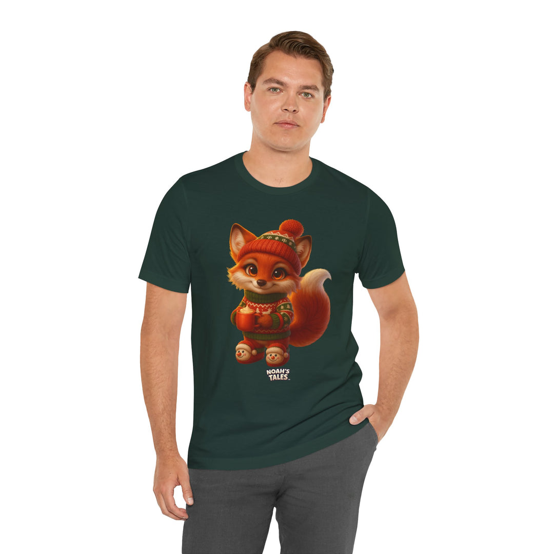 Noah’s Tales™ Christmas Ember Men's Bella T-Shirt