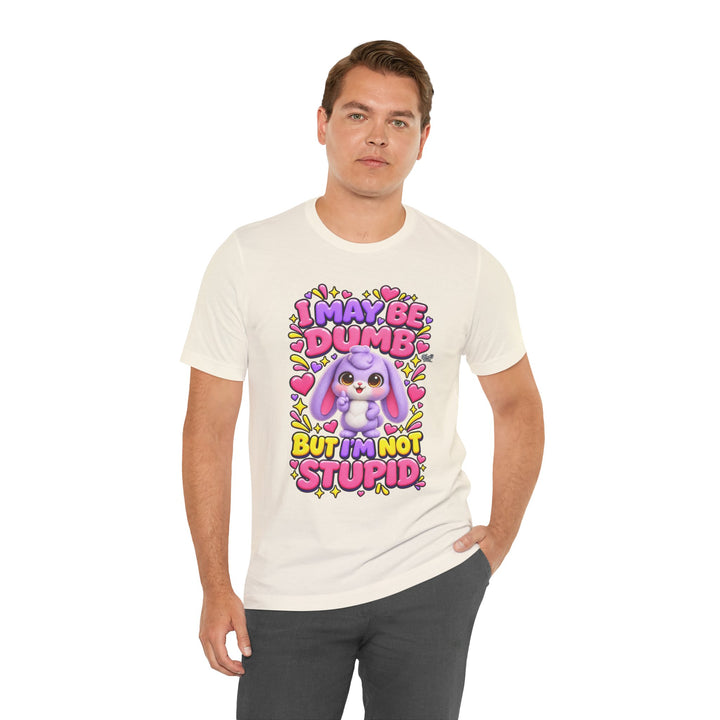 Noah’s Tales™ I May Be Dumb But I’m Not Stupid | Lilac Men's T-Shirt