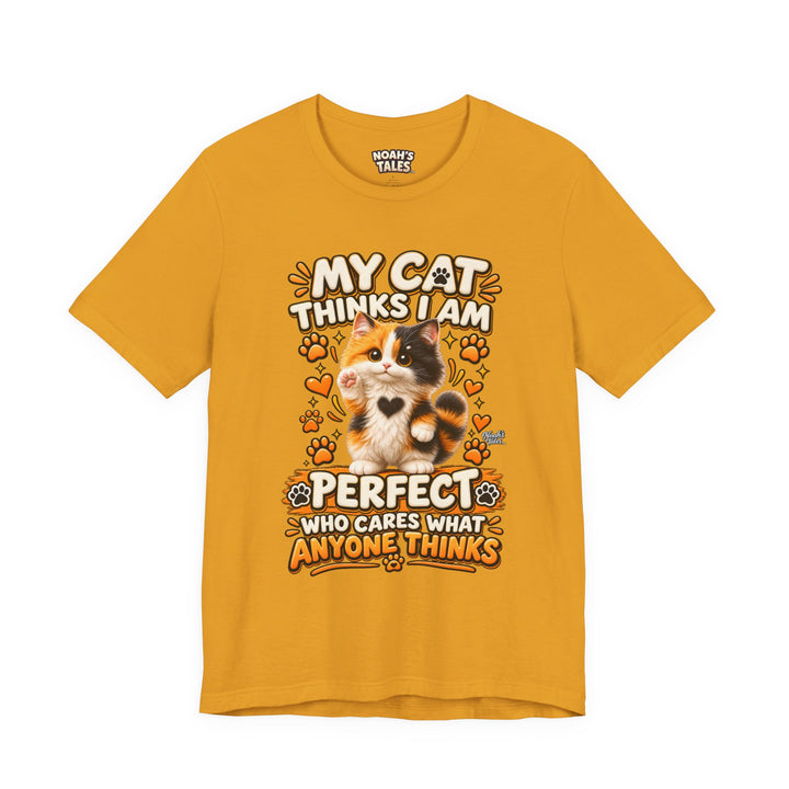Noah’s Tales™ My Cat Thinks I Am Perfect | Tommy Women's Bella T-Shirt