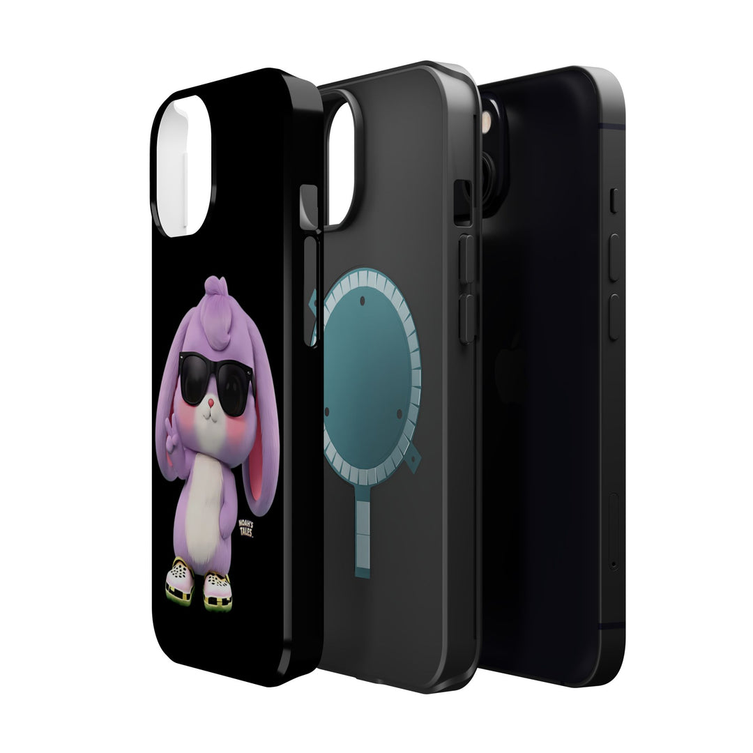 Noah’s Tales™ Lilac Phone Case Vibrant Protective cover Fun Gift for Kids and Teens Unique Cartoon Design