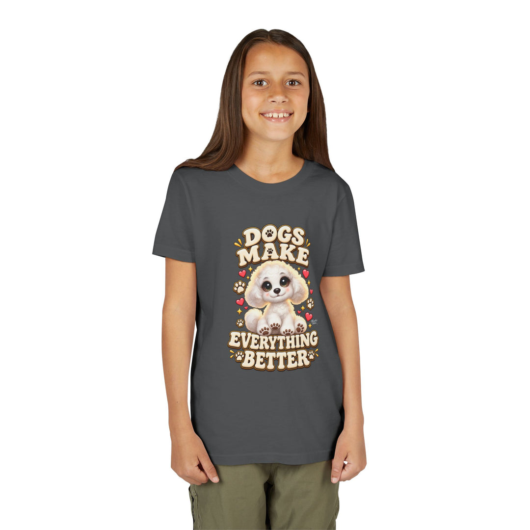 Noah’s Tales™ Dogs Make Everything Better | Coco Girl's Bella T-Shirt