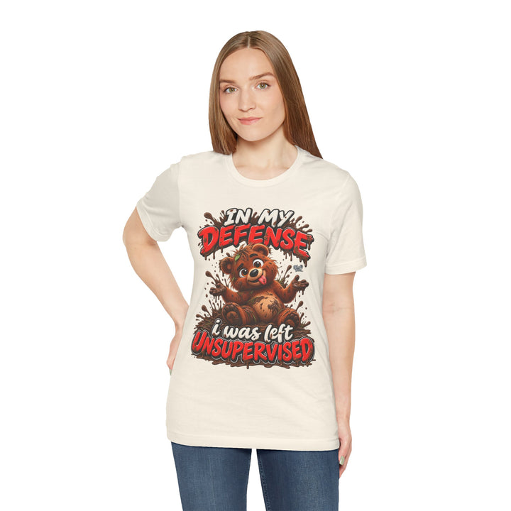 Noah’s Tales™ In My Defense I Was Left Unsupervised | Baxter Women's Bella T-Shirt