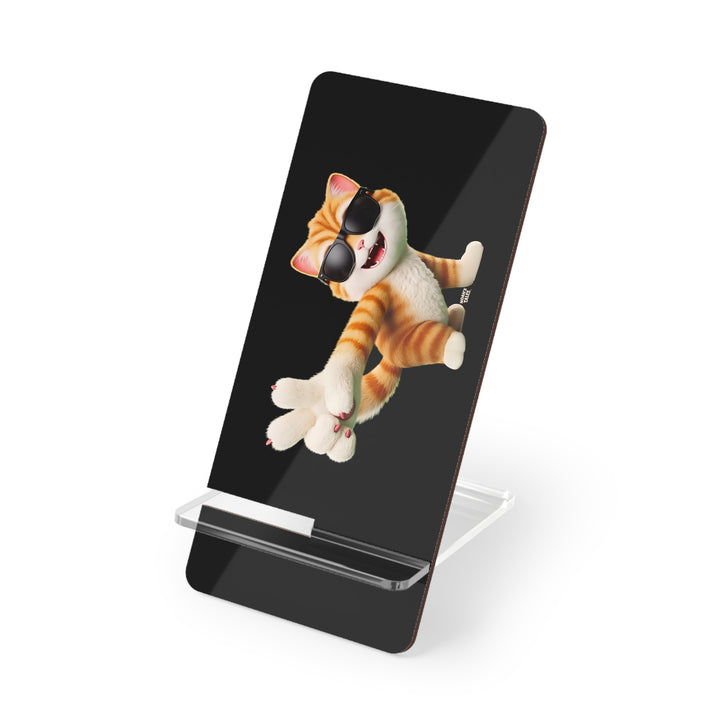 Noah’s Tales™ Tommy Phone Stand - Cute Cat Design Desk Organizer Smartphone Holder Gift for Cat Lovers Home Office Decor Pet Lover's Accessory
