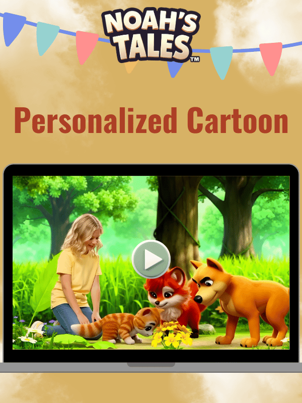 Noah’s Tales™ Personalized Digital Download (Cartoon)