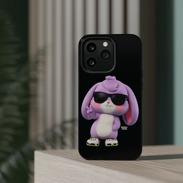 Noah’s Tales™ Lilac Phone Case Vibrant Protective cover Fun Gift for Kids and Teens Unique Cartoon Design