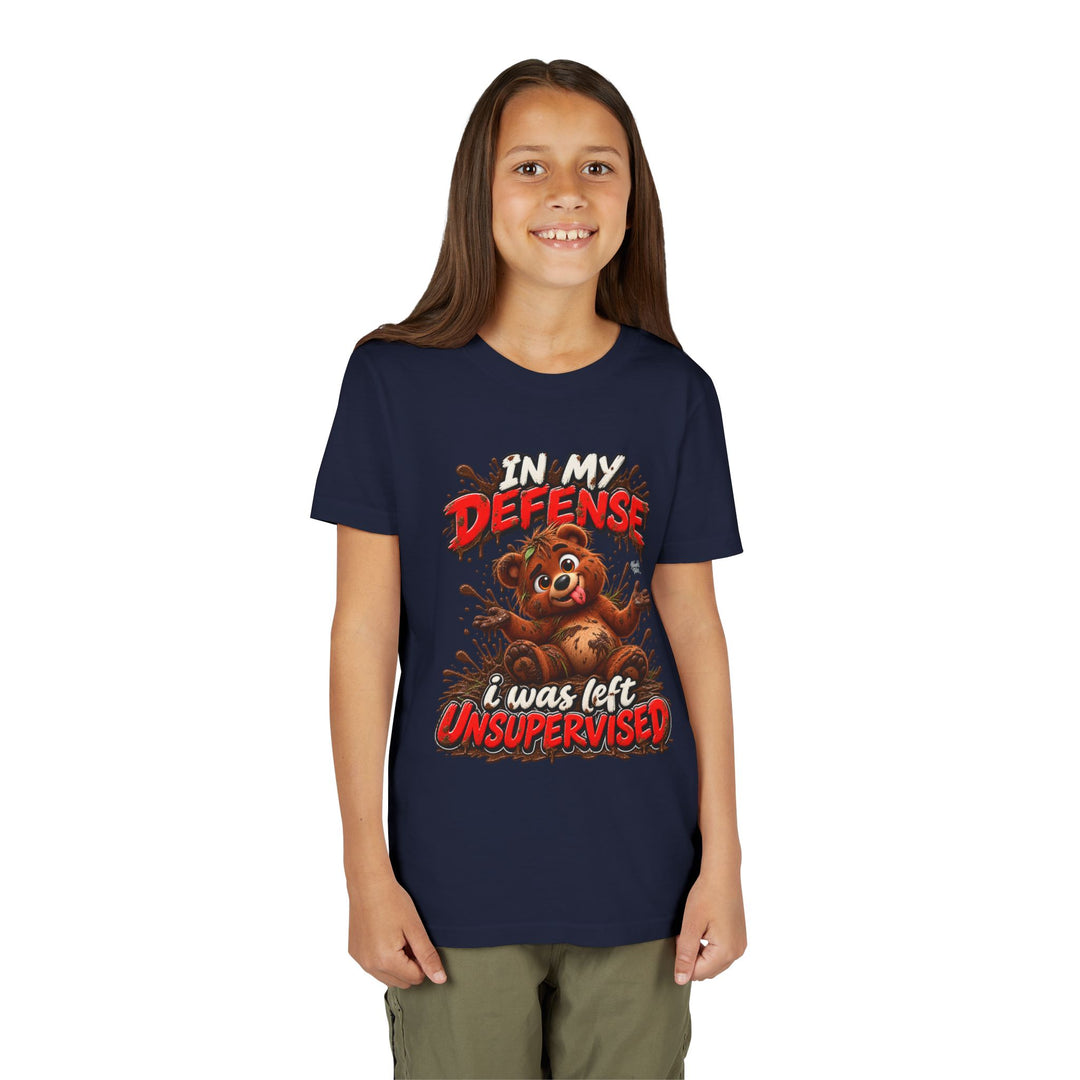 Noah’s Tales™ In My Defense I Was Left Unsupervised | Baxter Girl's Bella T-Shirt
