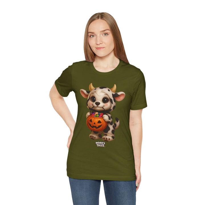 Noah’s Tales™ Cow Halloween Costume Coco Women's Bella T-Shirt