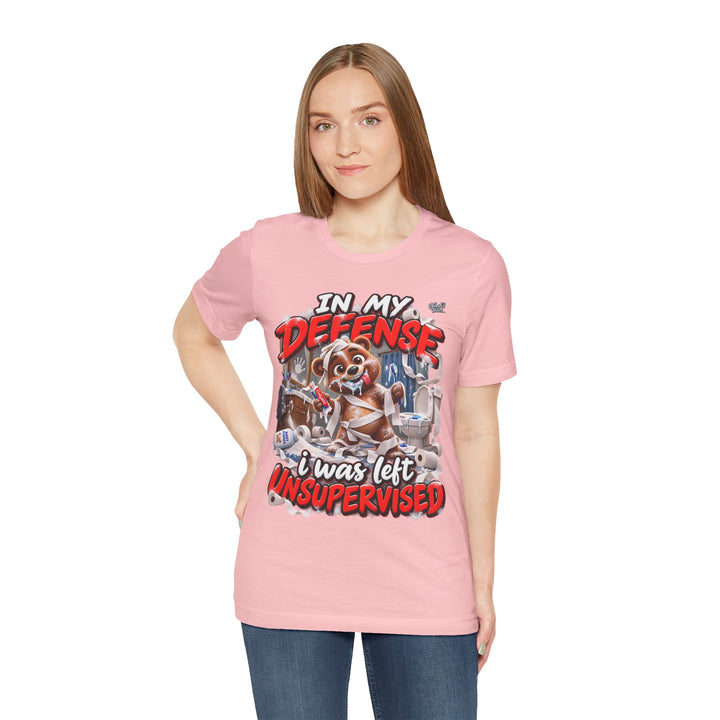 Noah’s Tales™ In My Defense I Was Left Unsupervised | Baxter Women's Bella T-Shirt