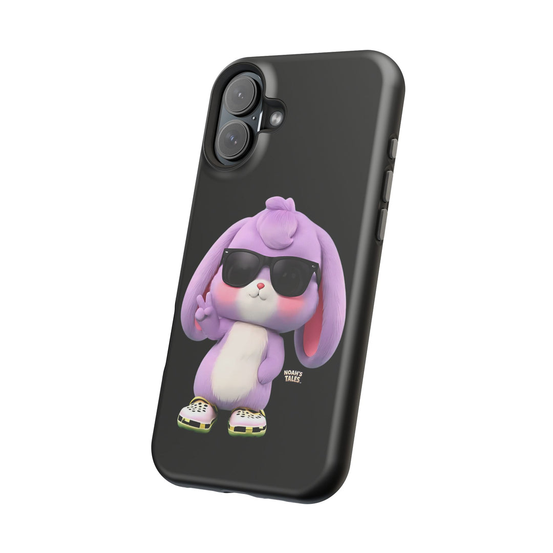 Noah’s Tales™ Lilac Phone Case Vibrant Protective cover Fun Gift for Kids and Teens Unique Cartoon Design