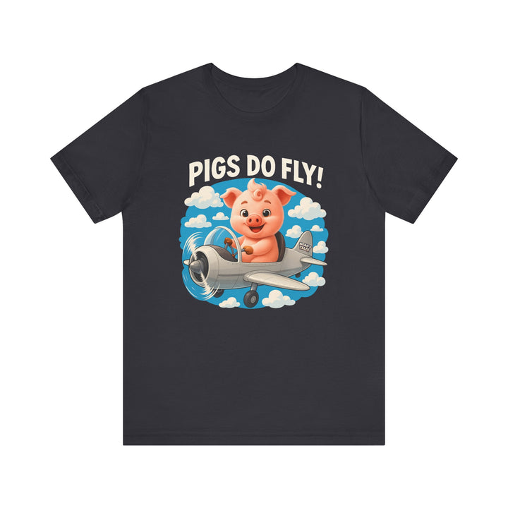 Noah’s Tales™ Pigs Do Fly Men Bella T-Shirt