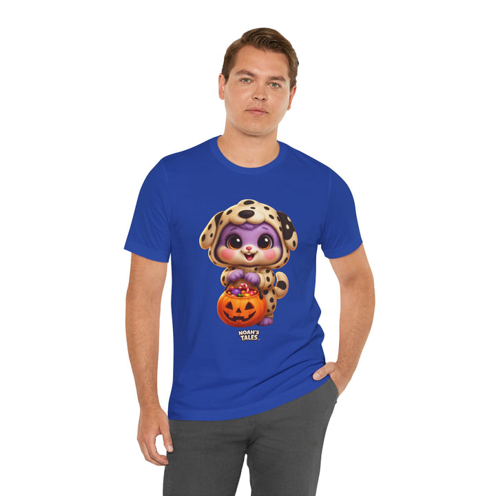 Noah’s Tales™ Halloween Lilac Men's Bella T-Shirt