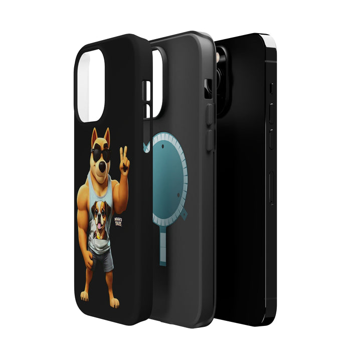 Noah’s Tales™ Ranger Magnet Phone Case Pet Lover Phone Cover Funny Phone Case Unique Gift for Dog Owners Quirky Dog Design