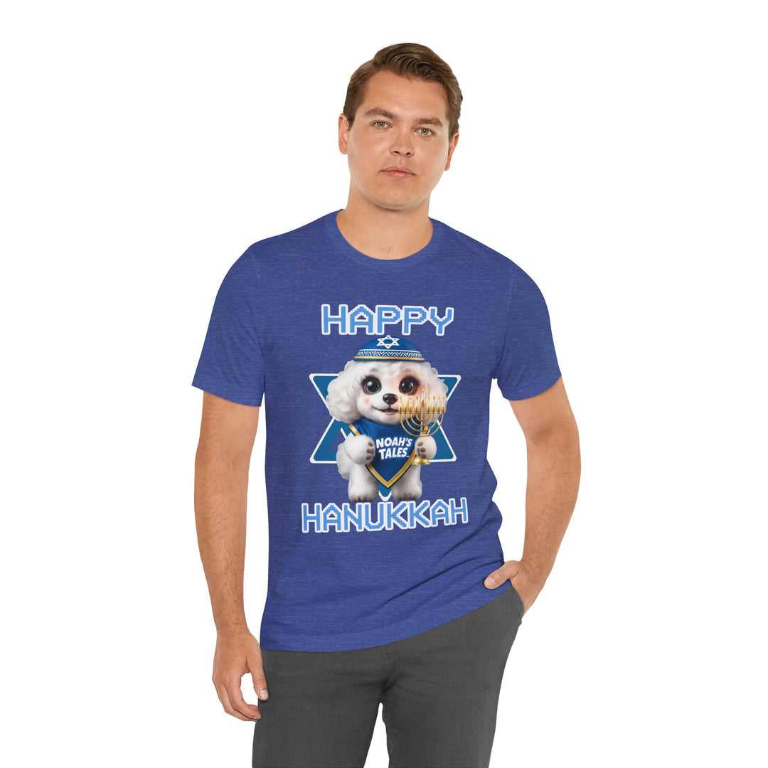 Noah’s Tales™ Happy Hanukkah Coco Men's Bella T-Shirt