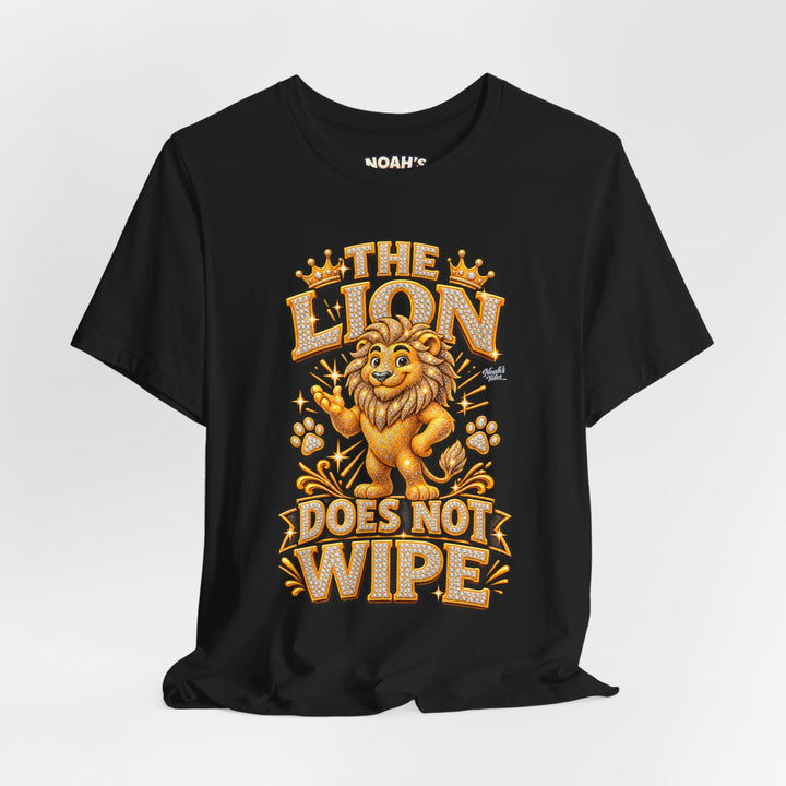 Noah’s Tales™ The Lion Does Not Wipe | Leo Men's T-Shirt