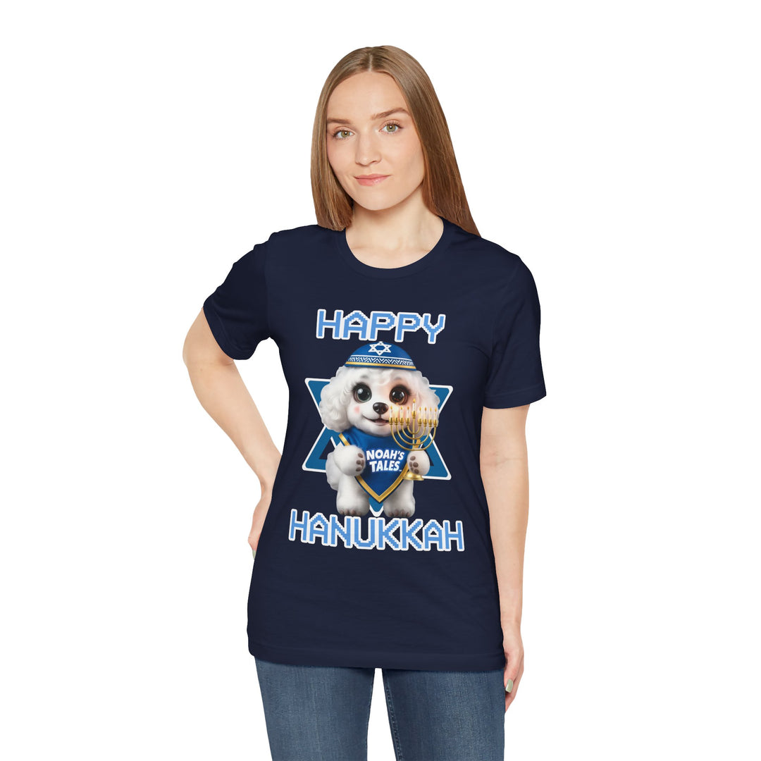Noah’s Tales™ Happy Hanukkah Coco Girl's Bella T-Shirt