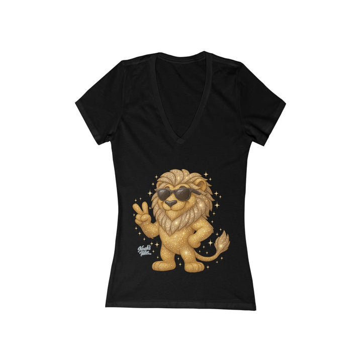 Noah’s Tales™ Cool Leo Women's V-Neck Bella T-Shirt