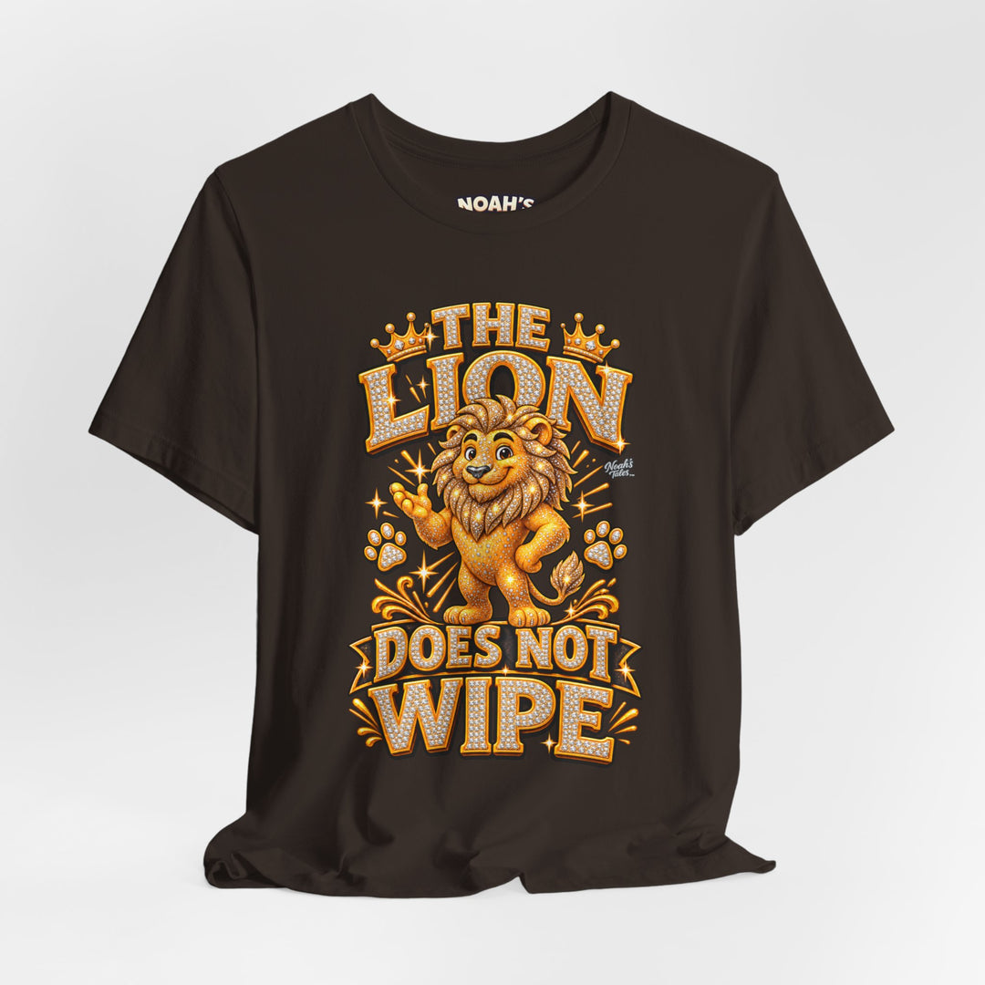 Noah’s Tales™ The Lion Does Not Wipe | Leo Men's T-Shirt