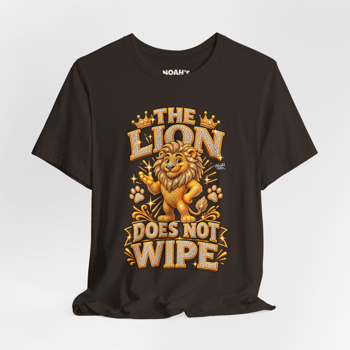 Noah’s Tales™ The Lion Does Not Wipe | Leo Men's T-Shirt