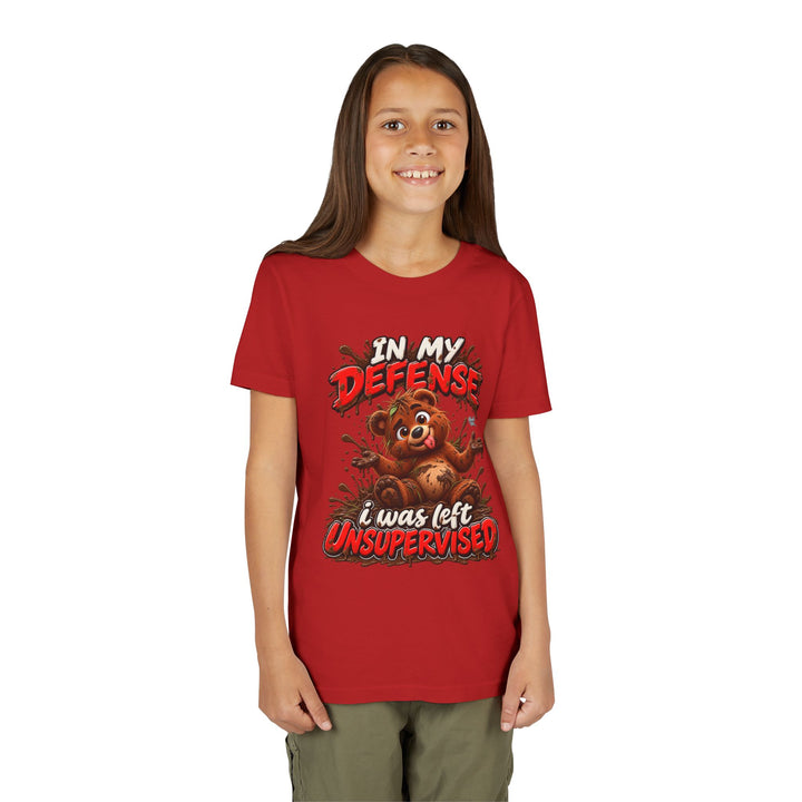 Noah’s Tales™ In My Defense I Was Left Unsupervised | Baxter Girl's Bella T-Shirt
