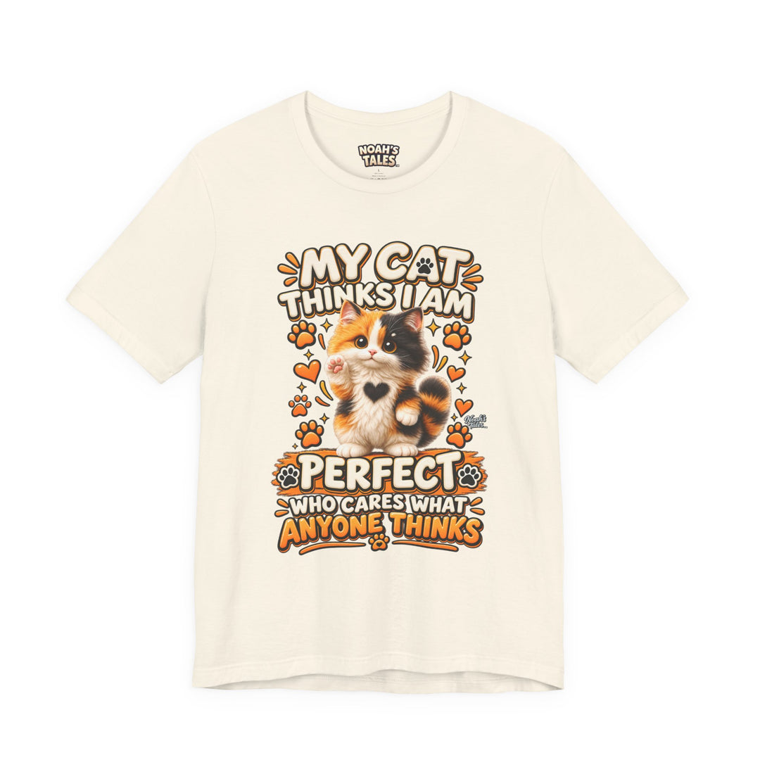 Noah’s Tales™ My Cat Thinks I Am Perfect | Tommy Women's Bella T-Shirt