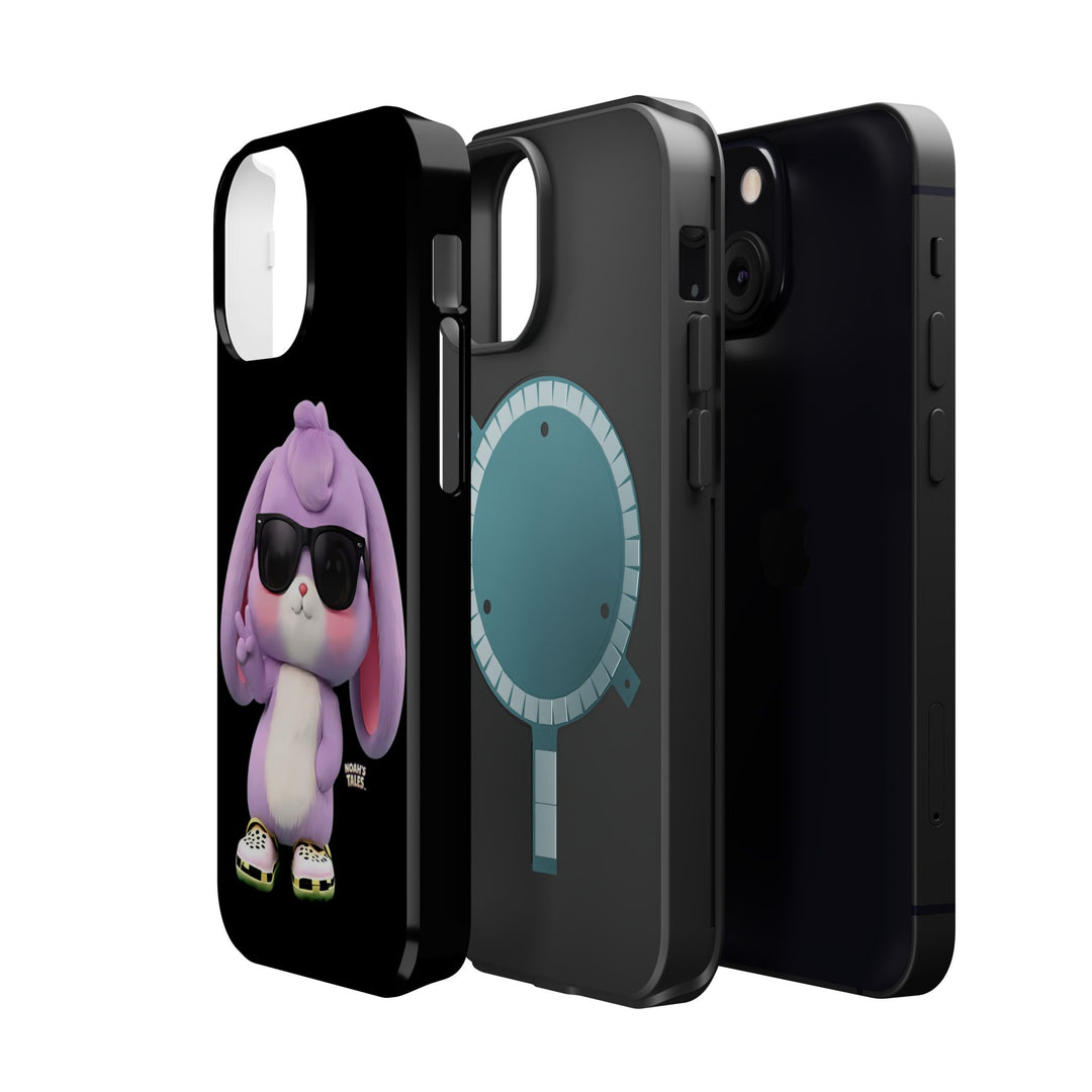 Noah’s Tales™ Lilac Phone Case Vibrant Protective cover Fun Gift for Kids and Teens Unique Cartoon Design