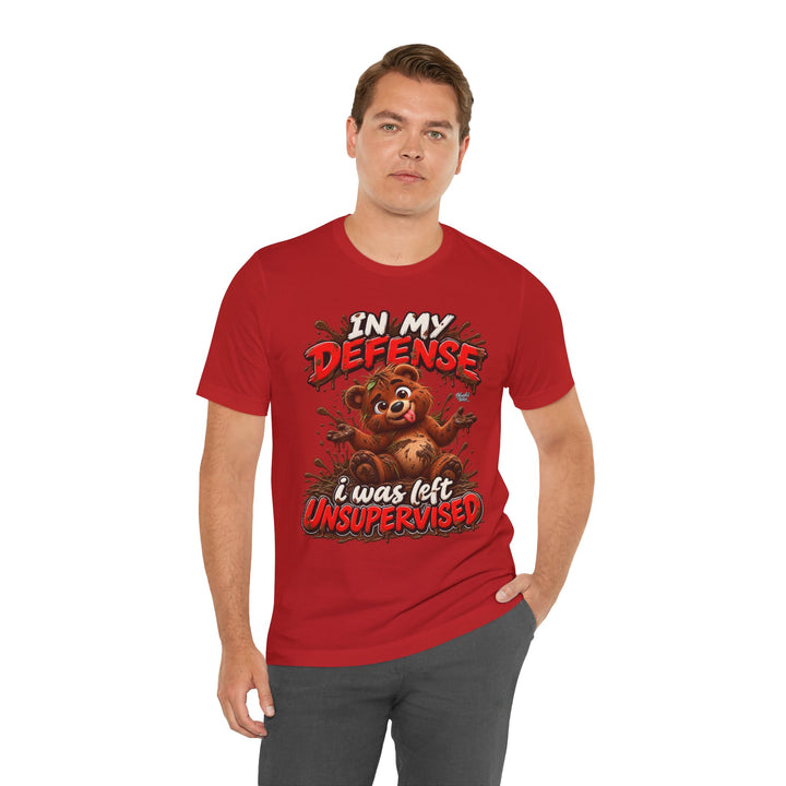 Noah’s Tales™ In My Defense I Was Left Unsupervised | Baxter Men's T-Shirt
