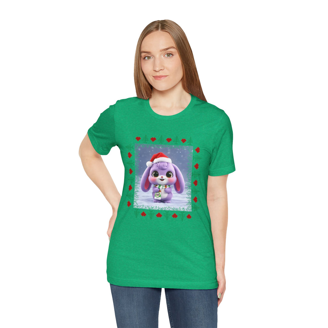 Noah’s Tales™ Lilac Christmas Women's Bella T-Shirt