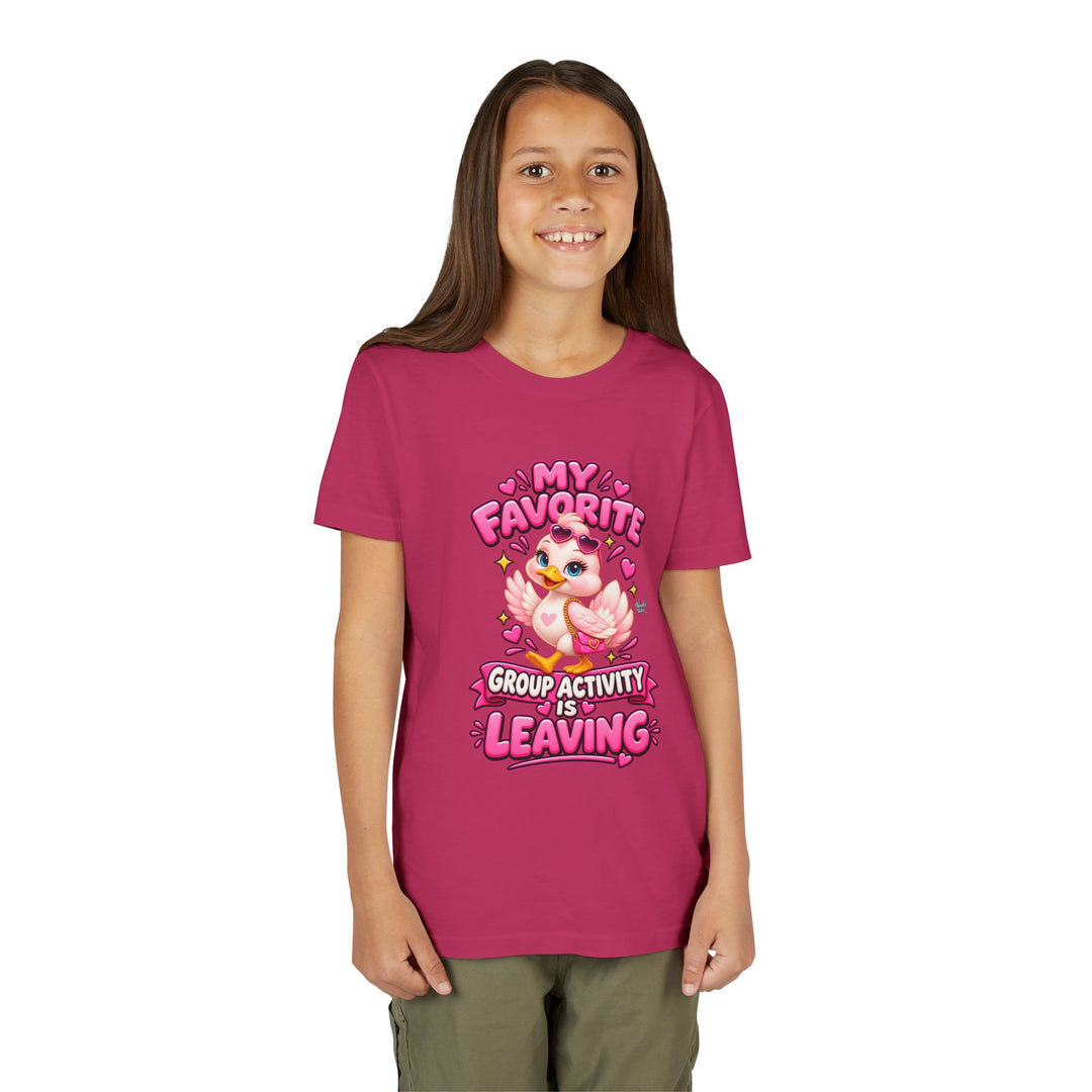 Noah’s Tales™ My Favorite Group Activity Is Leaving | Luna Girl's Bella T-Shirt