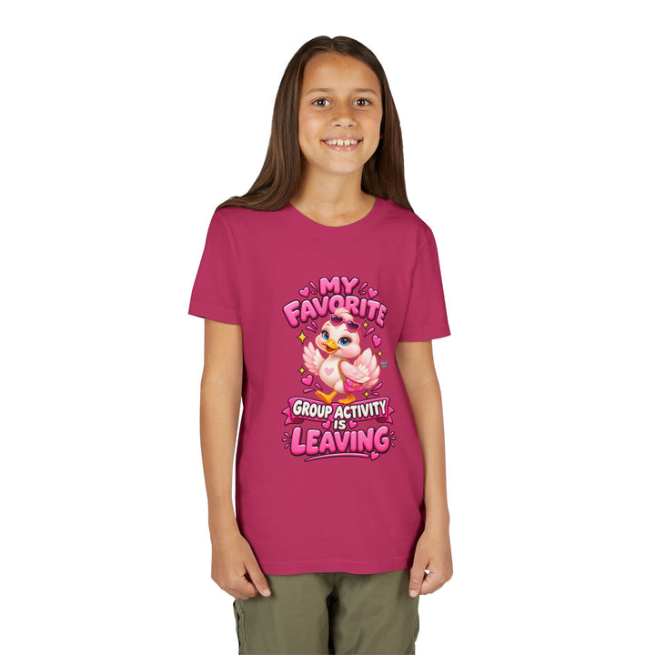 Noah’s Tales™ My Favorite Group Activity Is Leaving | Luna Girl's Bella T-Shirt