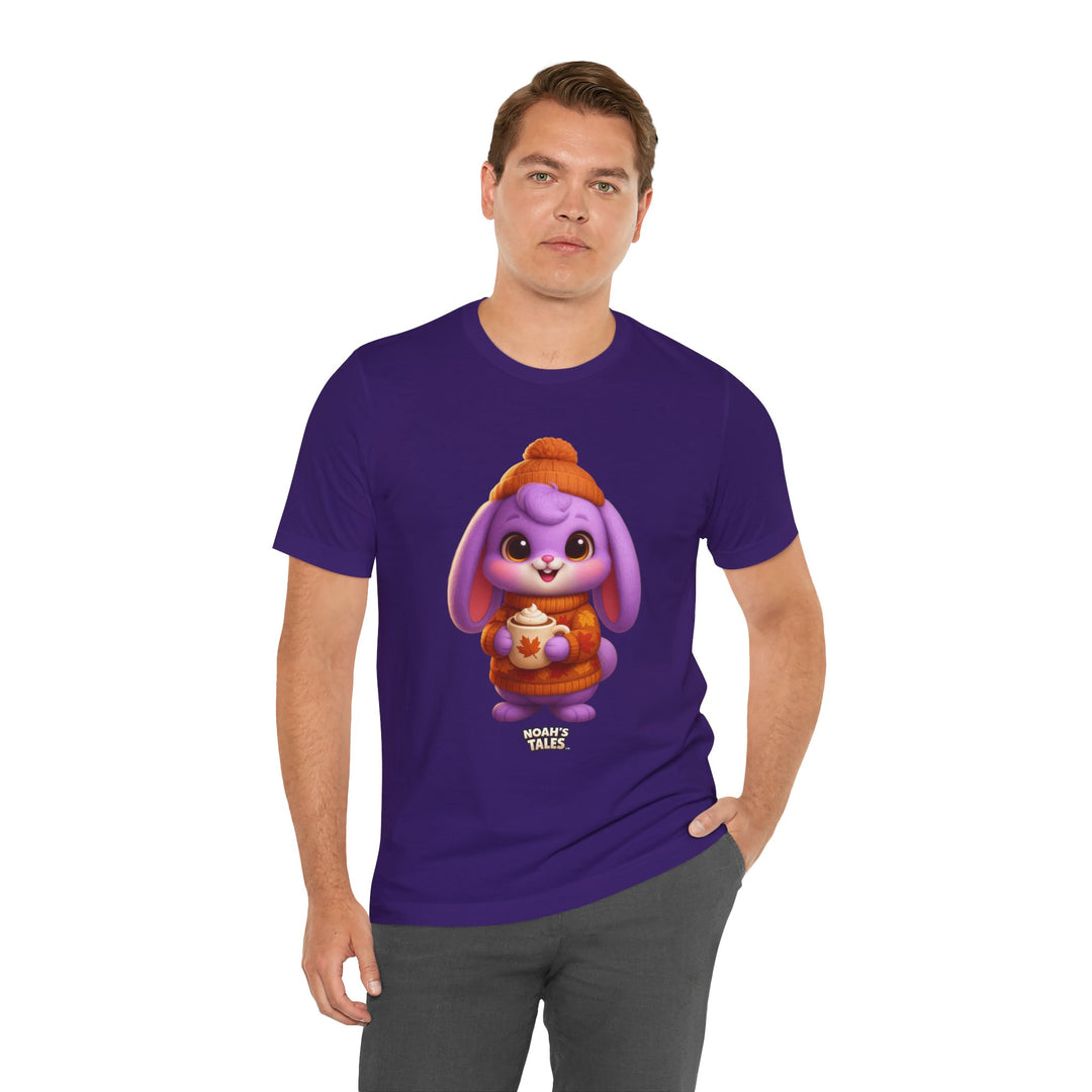Noah’s Tales™ Thanksgiving Lilac Men's Bella T-Shirt