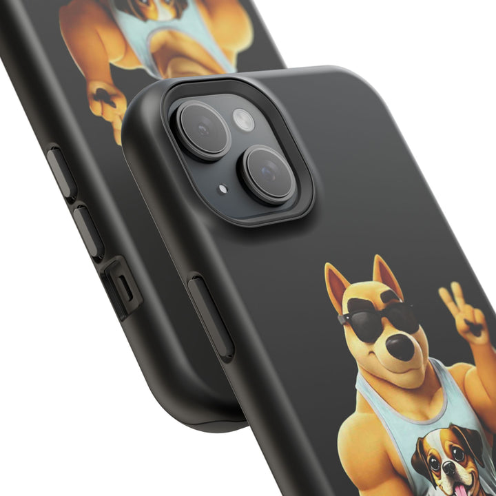 Noah’s Tales™ Ranger Magnet Phone Case Pet Lover Phone Cover Funny Phone Case Unique Gift for Dog Owners Quirky Dog Design