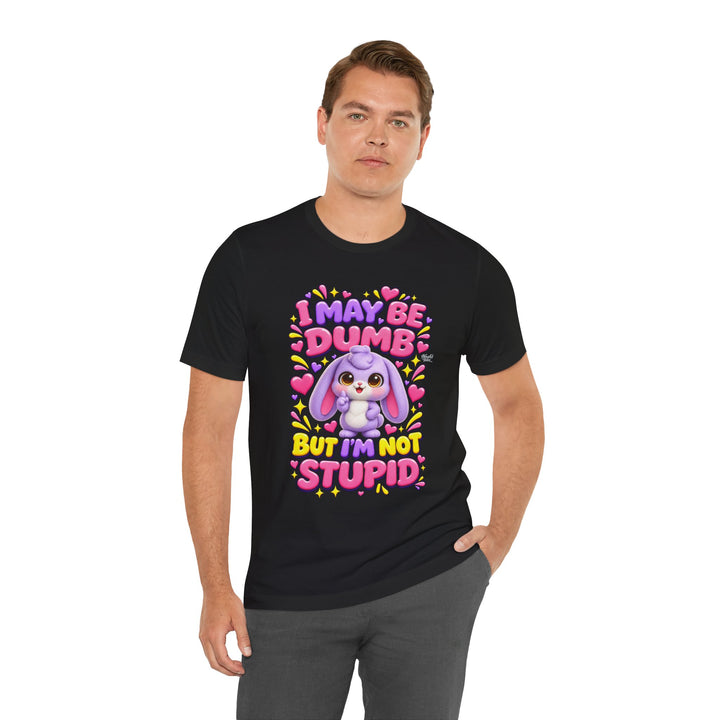 Noah’s Tales™ I May Be Dumb But I’m Not Stupid | Lilac Men's T-Shirt