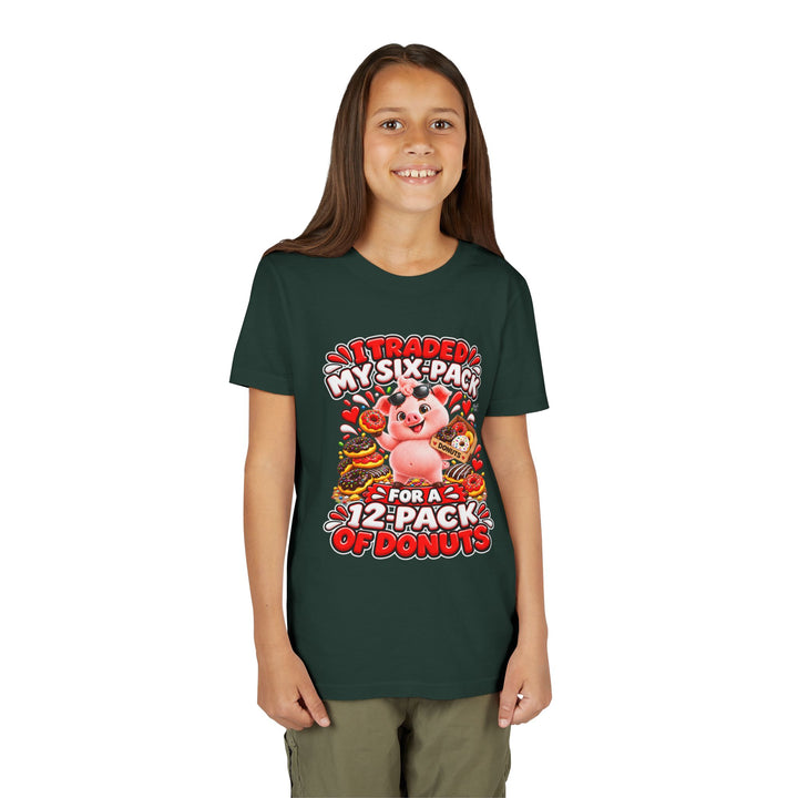 Noah’s Tales™ I Traded My Six-Pack For A 12-Pack Of Donuts | Pip Girl's Bella T-Shirt