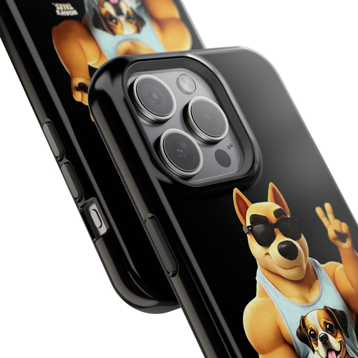 Noah’s Tales™ Ranger Magnet Phone Case Pet Lover Phone Cover Funny Phone Case Unique Gift for Dog Owners Quirky Dog Design